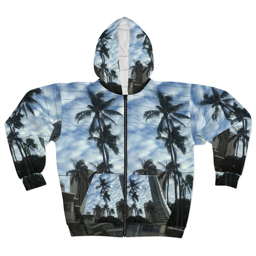 Hawaiian Views Unisex Zip Hoodie