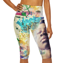 Load image into Gallery viewer, Music II My Ears Yoga Capri Leggings