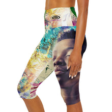 Load image into Gallery viewer, Music II My Ears Yoga Capri Leggings