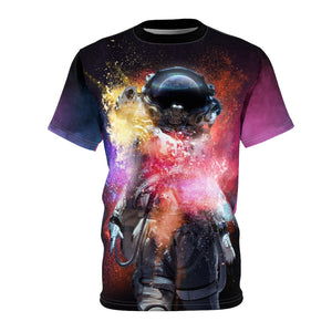 Spaceman Colorful Explosion Unisex AOP Cut & Sew Tee