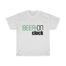 Load image into Gallery viewer, Beer:On Clock Unisex Heavy Cotton Tee