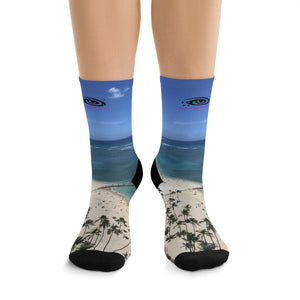 Waikiki Beach DTG Socks