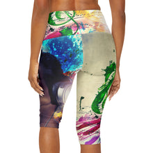 Load image into Gallery viewer, Music II My Ears Yoga Capri Leggings