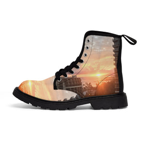 Hawaii's City Skies Men's Canvas Boots