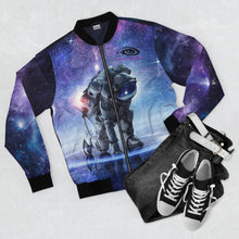 Load image into Gallery viewer, Spaceman Landed Men&#39;s AOP Bomber Jacket