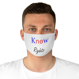 KnoW Rights Fabric Face Mask