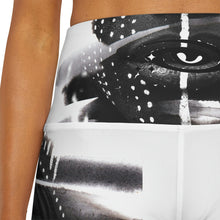 Load image into Gallery viewer, Facez of Africa High Waisted Yoga Shorts (AOP)