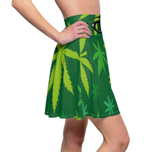 Load image into Gallery viewer, Big Leaf Women&#39;s Skater Skirt (AOP)