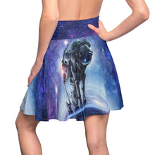 Load image into Gallery viewer, Spaceman Landed Women&#39;s Skater Skirt