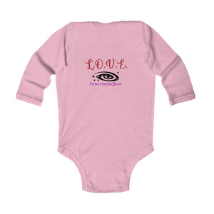 L.O.V.E.Infant Long Sleeve Bodysuit