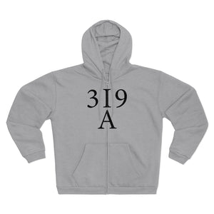 319 IA Unisex Hooded Zip Sweatshirt