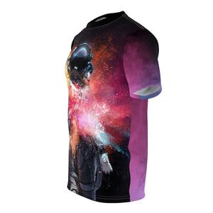 Spaceman Colorful Explosion Unisex AOP Cut & Sew Tee