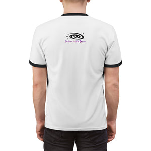 Interstellic Gear Galaxy Eye Unisex Ringer Tee