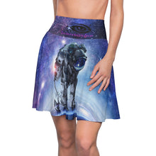 Load image into Gallery viewer, Spaceman Landed Women&#39;s Skater Skirt