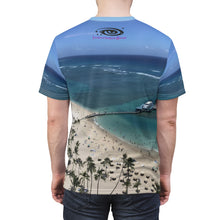 Load image into Gallery viewer, Waikiki Beach Unisex AOP Cut &amp; Sew Tee