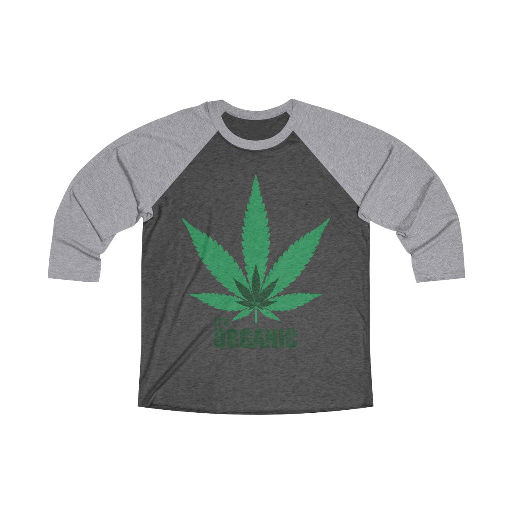 It's Organic Unisex Tri-Blend 3/4 Raglan Tee