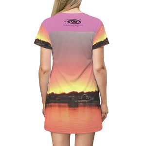 Florida Sunset T-Shirt Dress