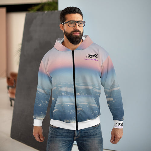 Tour Of Europe Skyline AOP Unisex Zip Hoodie
