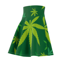 Load image into Gallery viewer, Big Leaf Women&#39;s Skater Skirt (AOP)