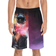 Load image into Gallery viewer, Spaceman Colorful Explosion Men&#39;s Board Shorts (AOP)