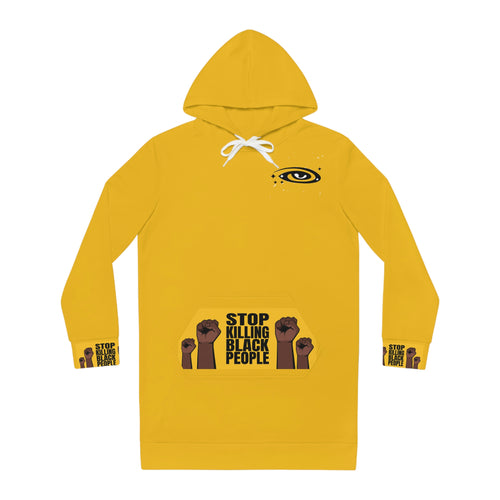 Stop Killing Black People Women's Hoodie Dress (AOP)