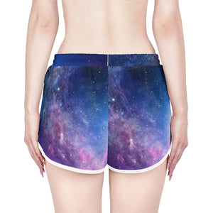 Spaceman Landing Women's Relaxed Shorts (AOP)