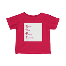 Load image into Gallery viewer, L.O.V.E. Infant Fine Jersey Tee