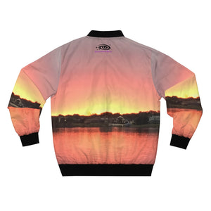 Florida's Sun Set Men's AOP Bomber Jacket