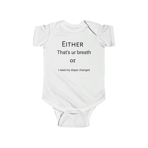 Infant Fine Jersey Bodysuit