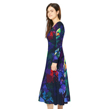 Load image into Gallery viewer, Women&#39;s Long Sleeve Dance Dress (AOP)