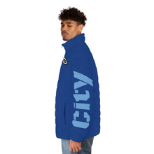 Load image into Gallery viewer, Liquid City Men&#39;s Puffer Jacket (AOP)